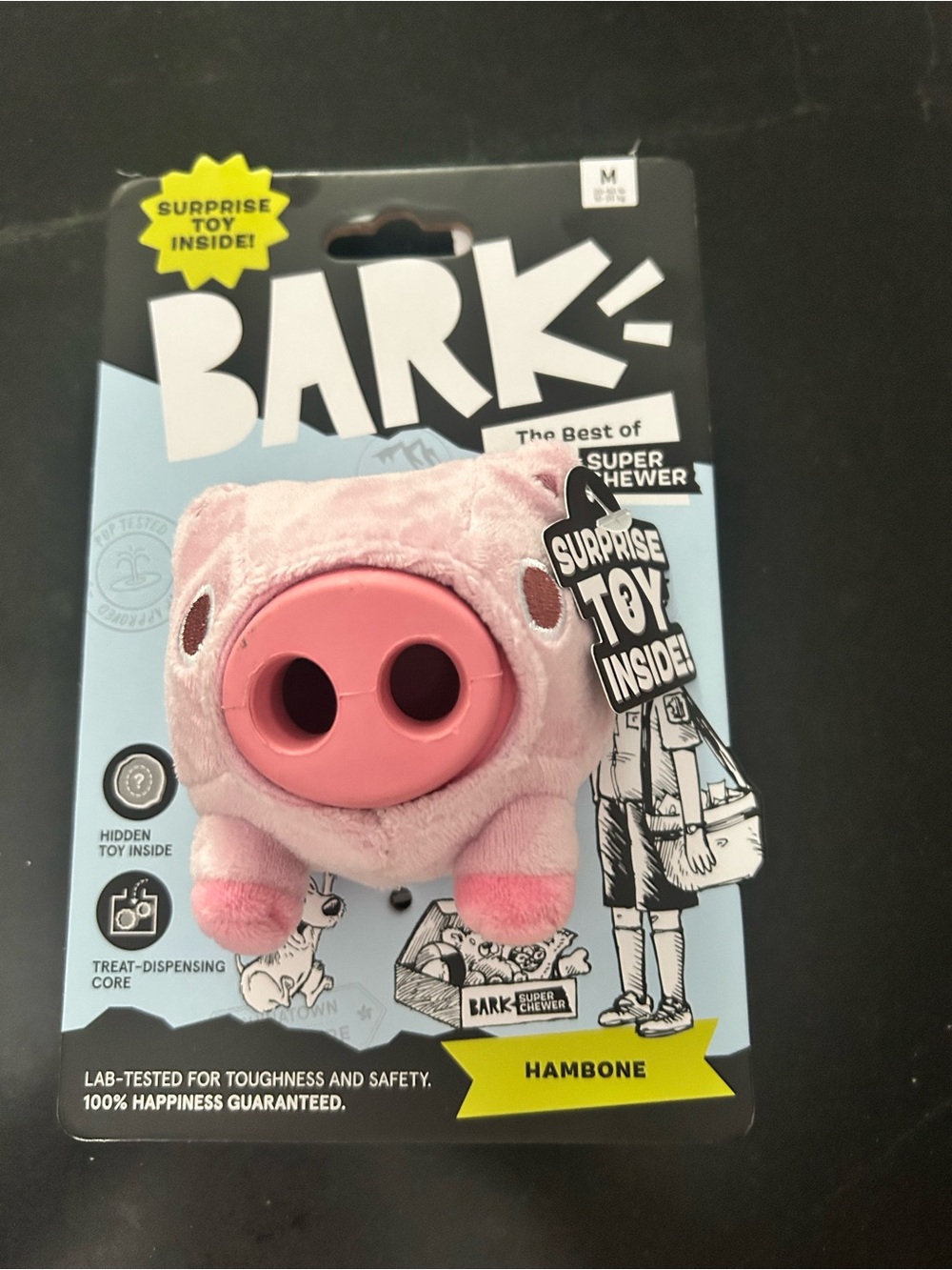 BARK pig toy